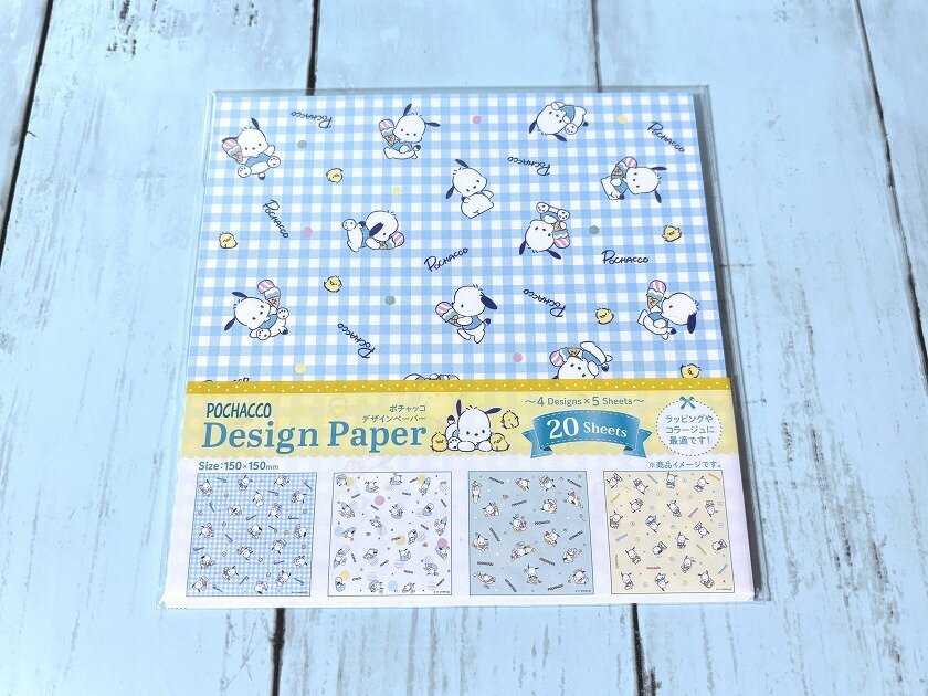 セリア サンリオのポチャッコ デザインペーパー&times;1