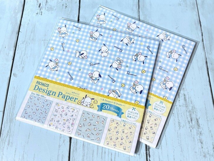 セリア サンリオのポチャッコ デザインペーパー&times;2