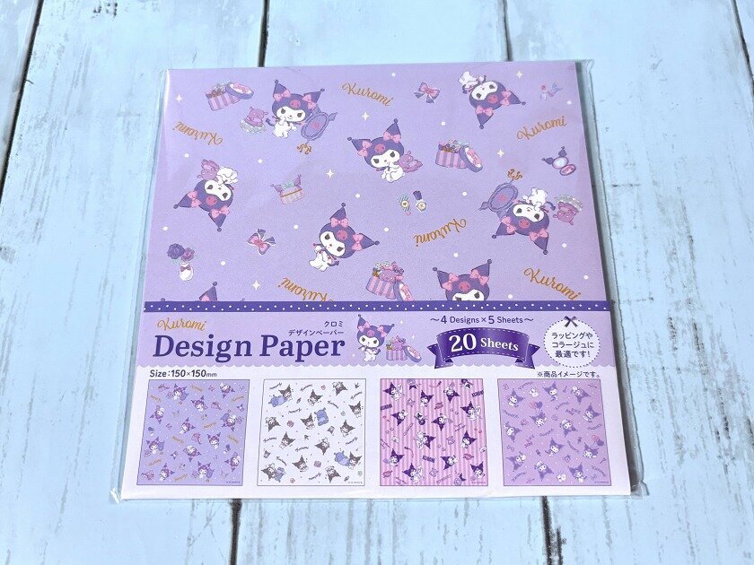 セリア サンリオのクロミ デザインペーパー&times;1