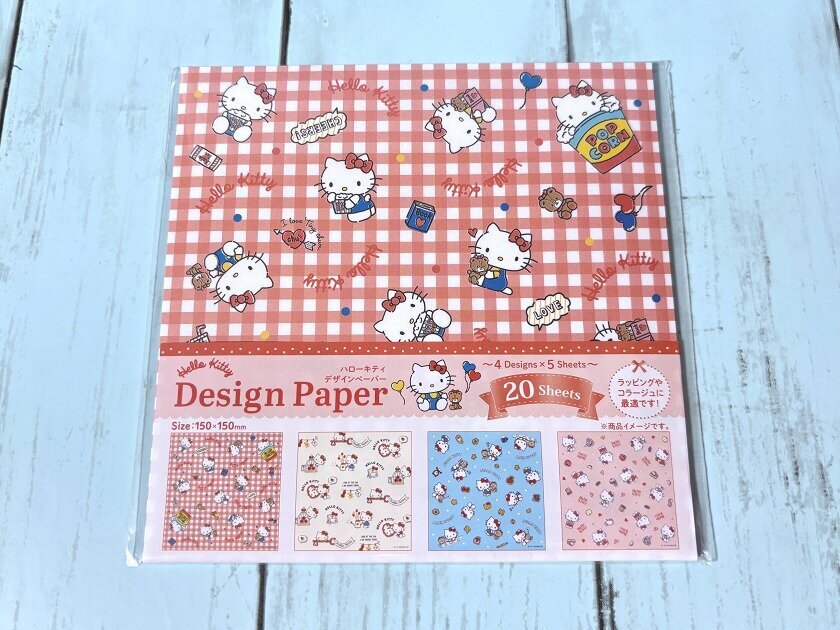 セリア サンリオのハローキティ デザインペーパー&times;1