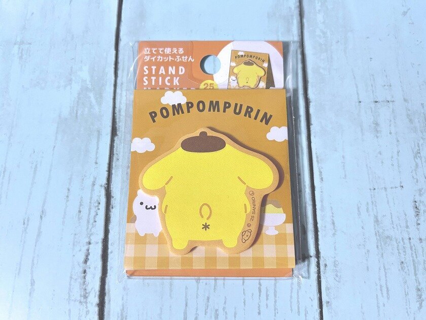 セリア サンリオの立てて使えるダイカットふせん ポムポムプリン