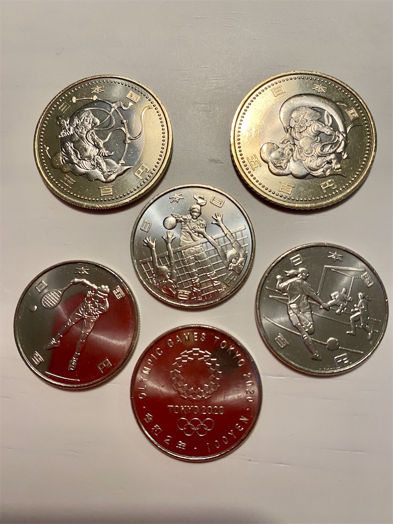 風神雷神がカッコイイ！】郵便局で東京2020記念硬貨ゲット