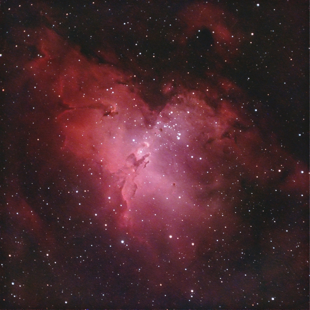梅雨の晴れ間の撮影（その1） – MAK127で散光星雲 – - 元天文少年の星