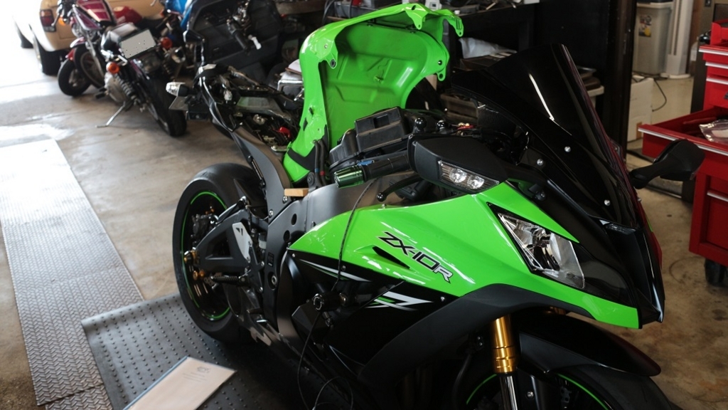 バイク屋へ行く 『10Factory』 ～爆音仕様おしよさんとPower checkです