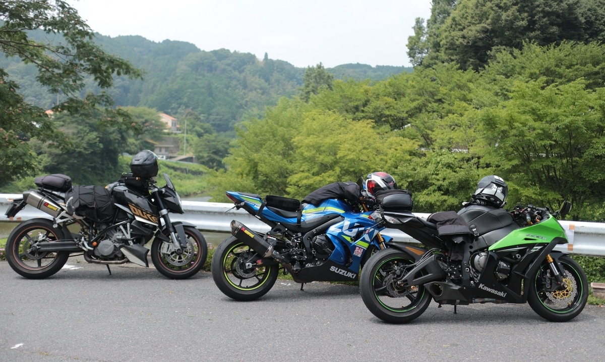 ツーリングに行く ブレーンバスターを喰らったZX-10Rくん ～果たして