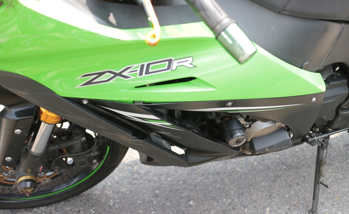 ツーリングに行く ブレーンバスターを喰らったZX-10Rくん ～果たして