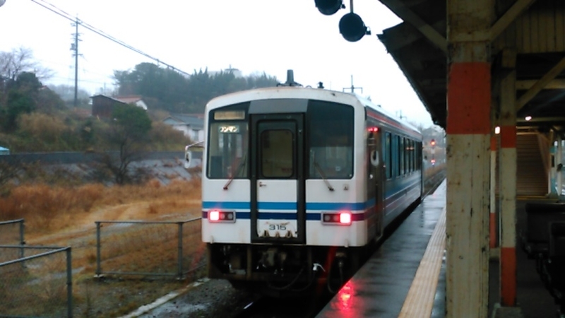 2018年 3月 5日・三江線江津駅