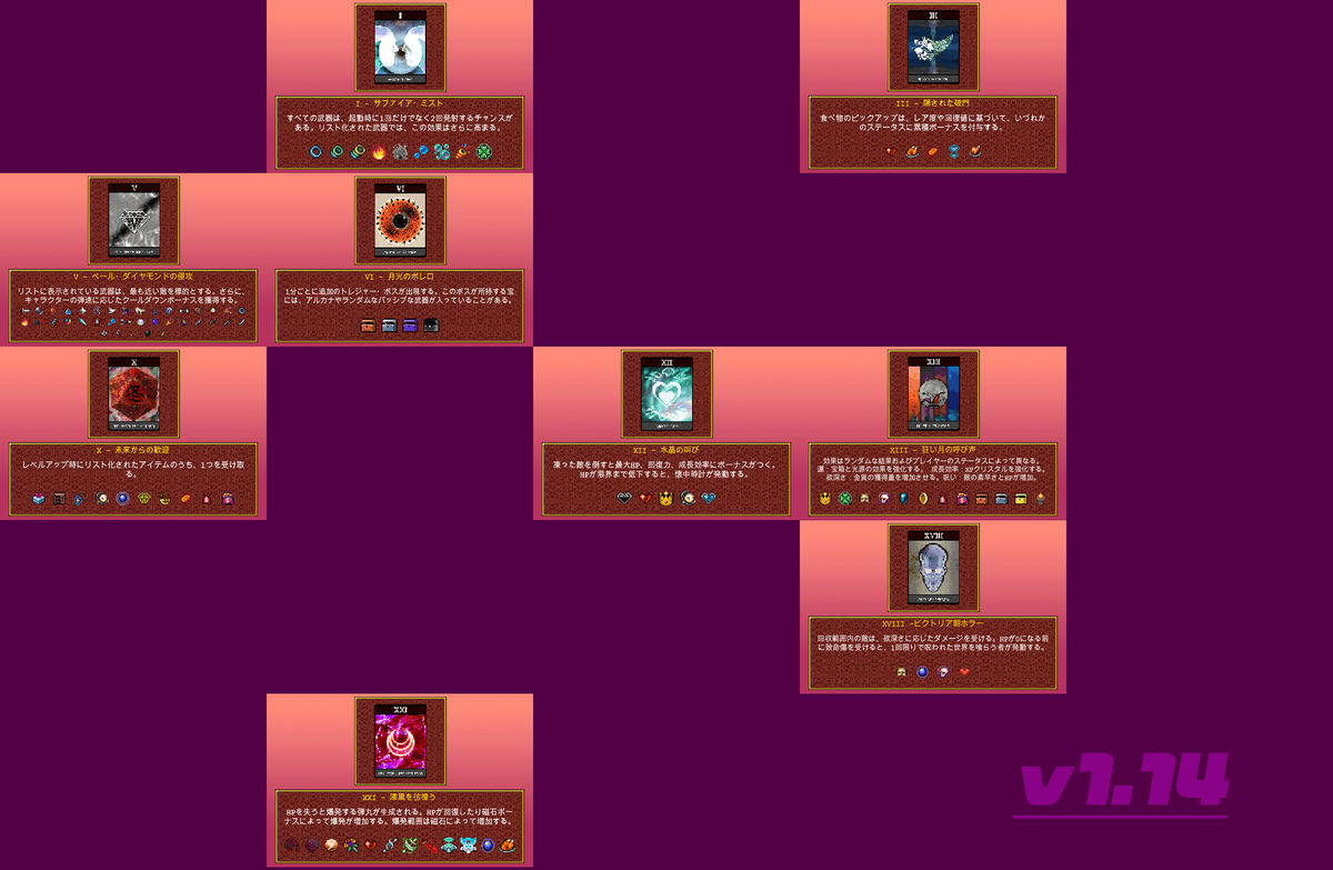 DARKASSO・ダルカッソ（v1.14）【Vampire Survivors】 - RED CLAW's blog