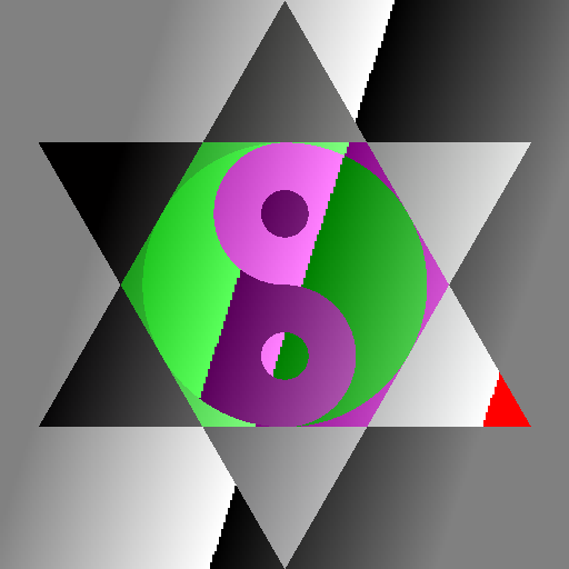 引き算してmod演算した画像