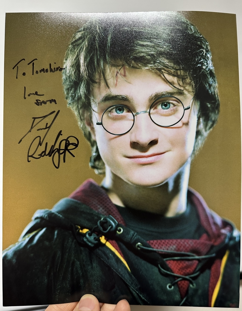 人気ハリーポッター主演　ダニエル・ラドクリフ直筆サイン♪映画俳優 ハリーポッター HARRY POTTER ダニエル ラドクリフ Daniel