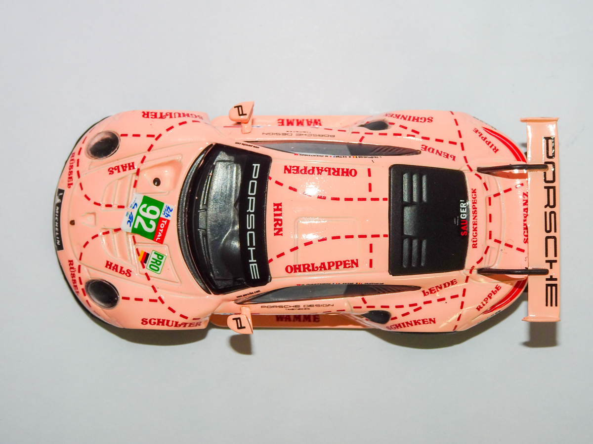 さくら ポルシェ 911 RSR - ピンクピッグ・スパーキー1/64】気まぐれミニカー