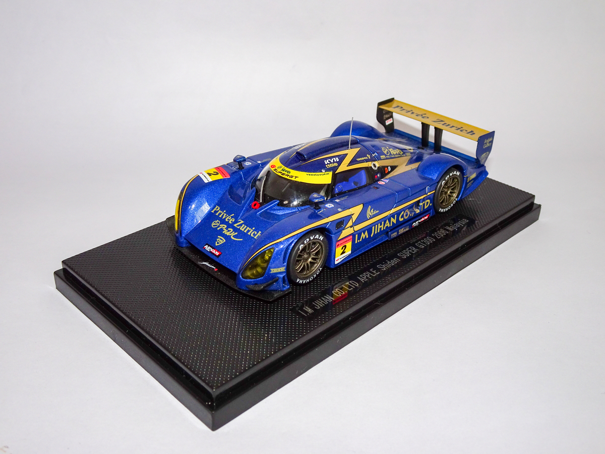エブロ 1/43 GT300 紫電 3台セット(含む　アウトレット) エブロ1/43 Privee Zurich 紫電 Super GT300（2006） | 金魚のうんち。