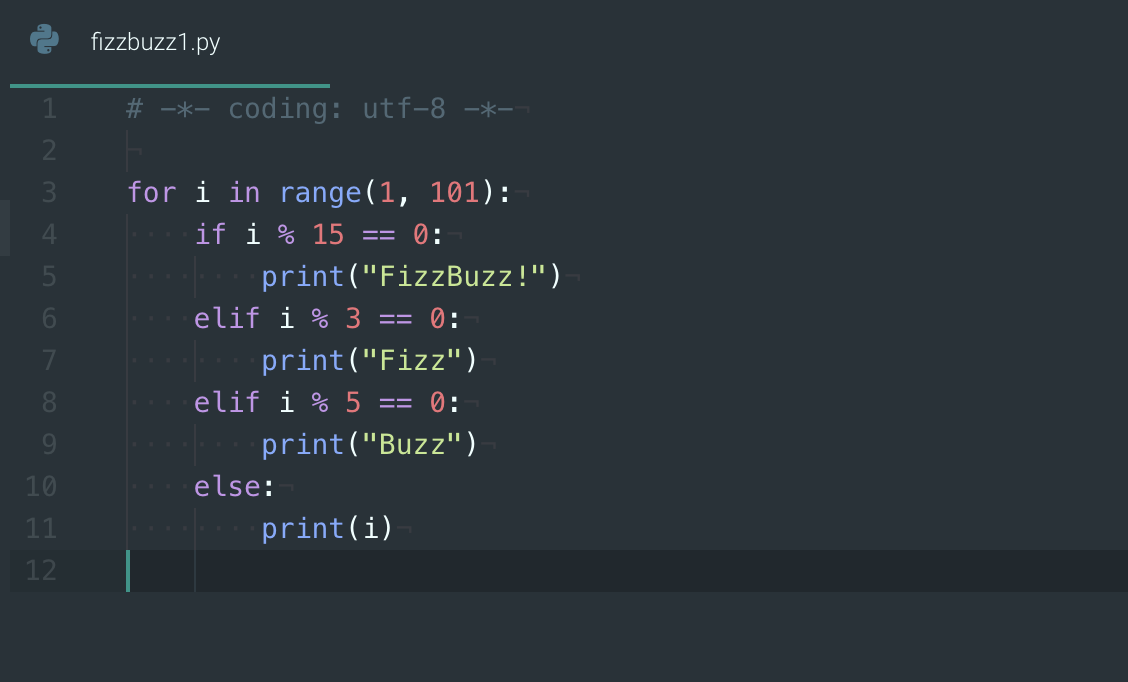 Pythonしようか。面接対策のfizzbuzz! - 九頭竜子ちゃんの備忘録