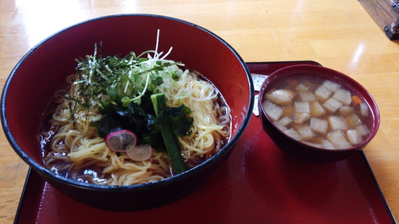 冷やしラーメン -道の駅安達