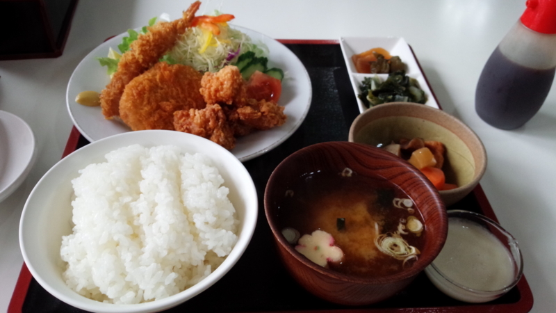 ランチ定食 -道の駅上野