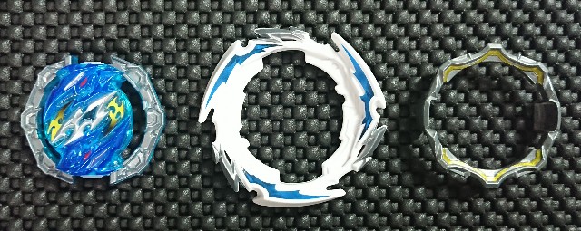 ベイブレードくじ　セット ライジングラグナルクダークブルー、ダークゴールド他6点 B-161 GLIDE RAGNARUK.Wh.R 1S Beyblade Burst GLIDE RAGNARUK