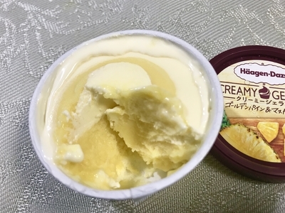 ハーゲンダッツ期間限定のゴールデンパインアンドマスカルポーネ