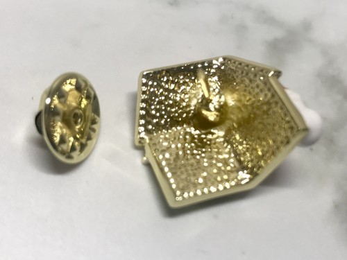 東武百貨店 クリスマスチャリティーピンバッジ サンタが回る My Spoon