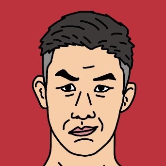 大塚隆史選手の似顔絵