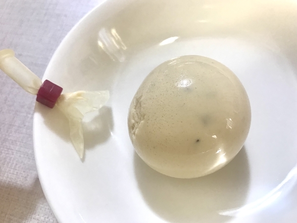 Boccaプリン 濃厚ラムレーズン味 風船の開け方は難しい My Spoon