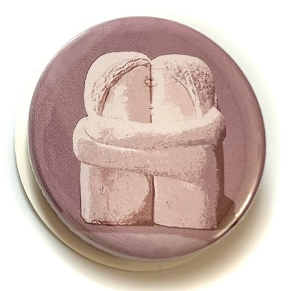 ブランクーシ展グッズ 接吻の缶バッジ