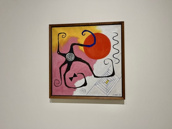 カルダー展 鮮やかな絵画作品