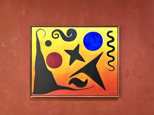 カルダー展 鮮やかな絵画作品