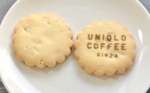 UNIQLO COFFE ユニクロカフェ銀座店 銀座ウエストのバタークッキーレビュー