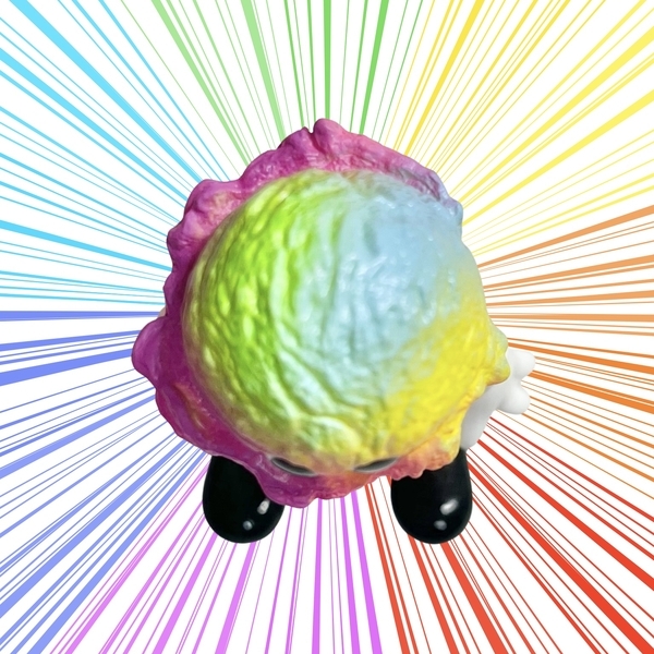 FLAVORS マジカルレインボー アイスクリーム/フレーバーズ ソフビ