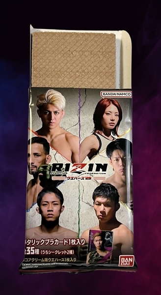 RIZINウエハース値段コメントで調整！ RIZINウエハース'25｜発売日：2025年12月1日｜バンダイ キャンディ公式