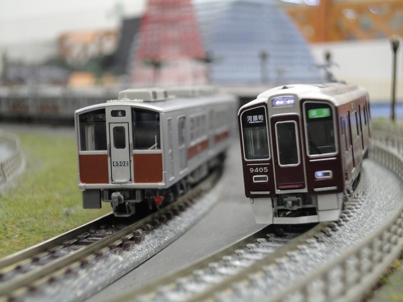 KATO阪急9300系の準急標識灯(片側点灯)を上手く再現 - 新つなぐ