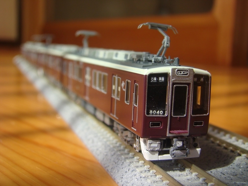 阪急6050F Nゲージ　加工品 鉄道模型】阪急6000系6050F・6016Fのパーツを付け替え - 新
