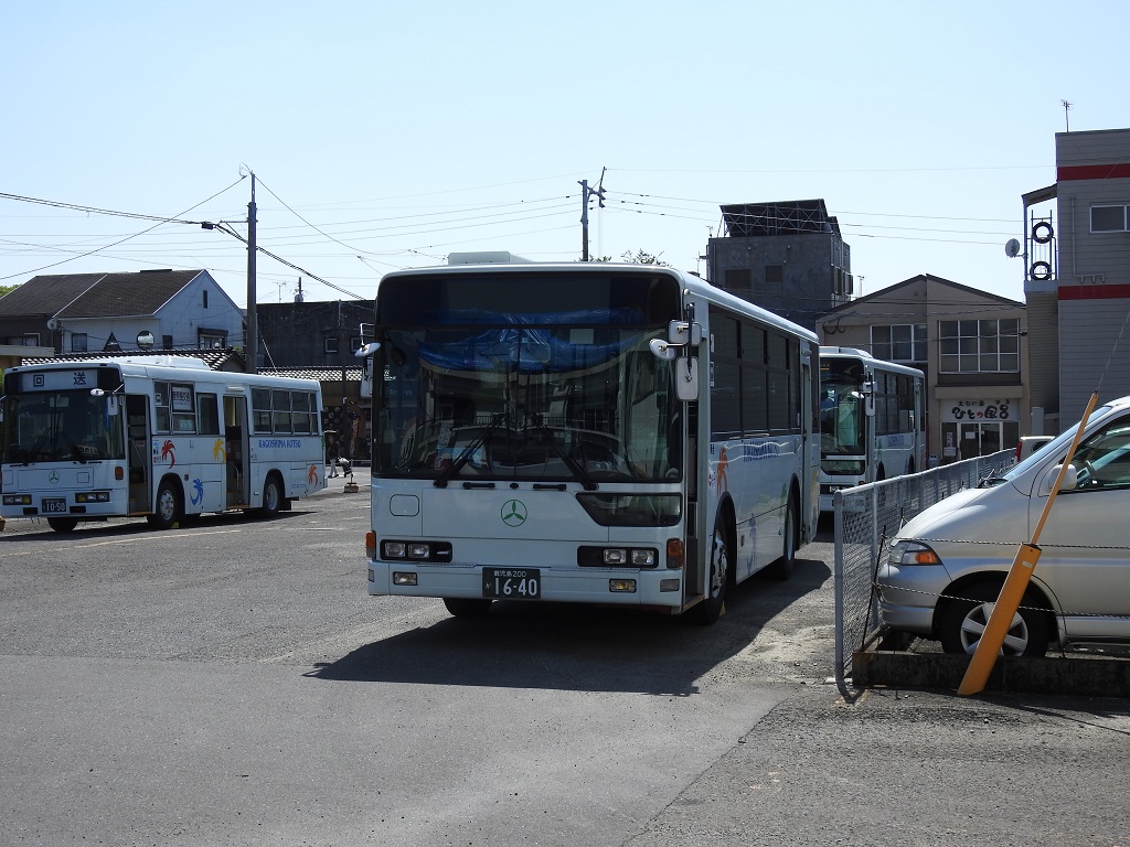 鹿児島交通 元神戸市バス 1640号車 新つなぐ ひろがる ときめく 鉄道 バスブログ