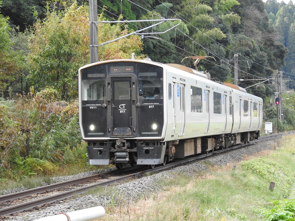 Jr九州 817系 Vk011 普通宮崎ゆき 6930m 新つなぐ ひろがる ときめく 鉄道 バスブログ