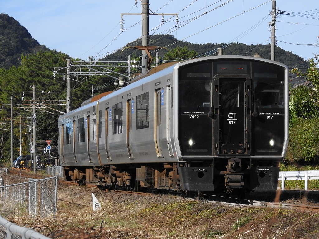 Jr九州 817系 Vk002 普通国分ゆき 6932m 新つなぐ ひろがる ときめく 鉄道 バスブログ