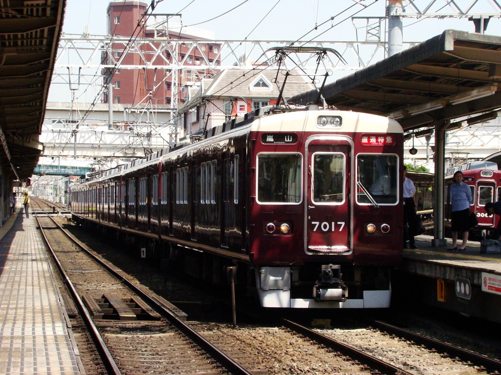 阪急】7000系の7017Fがリニューアル工事完了後に宝塚線へ転属か