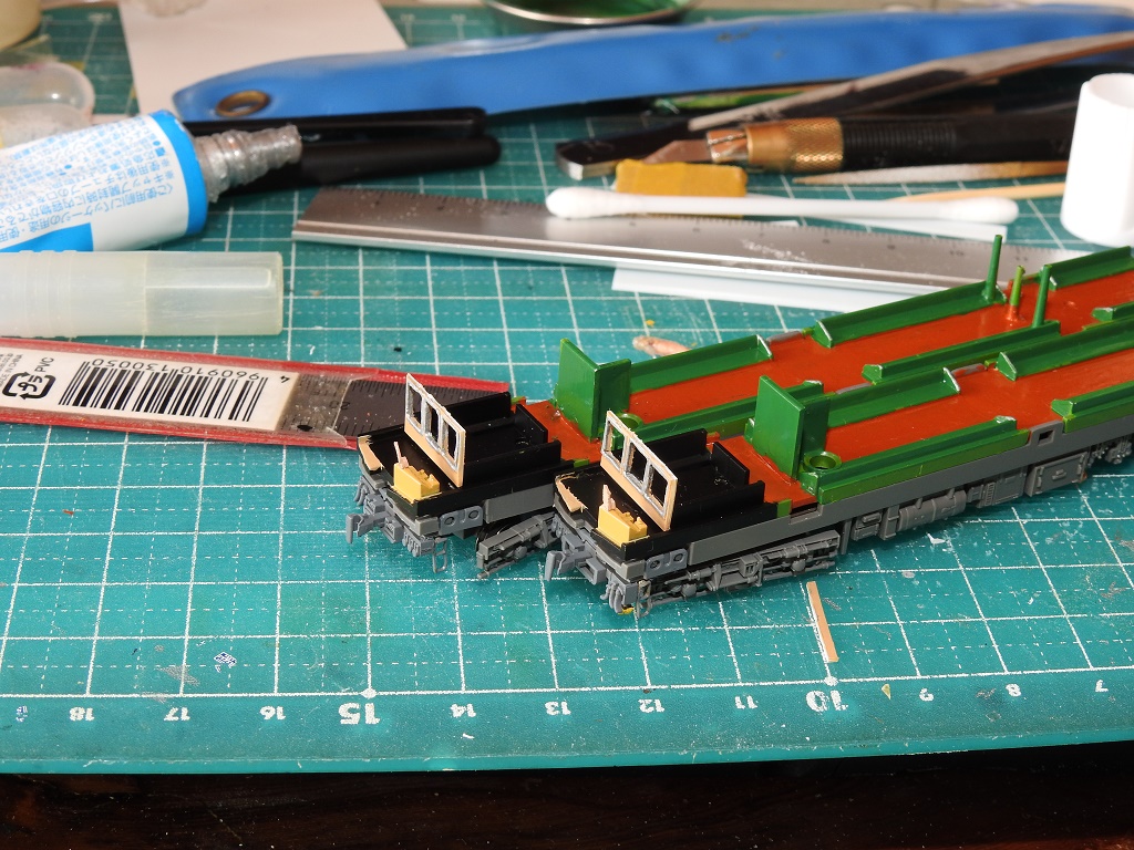 【モックアップ】架線　切れ端　鉄道部品 MICROACE】阪急2300系嵐山線(2309F) ディテールアップ作業〔その12