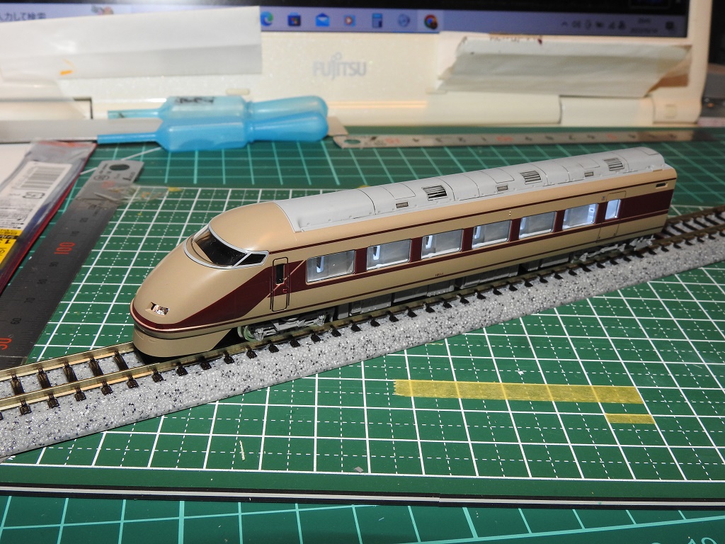 TOMIX】東武100系スペーシア(DRCカラー)ディテールアップ作業 〔その12