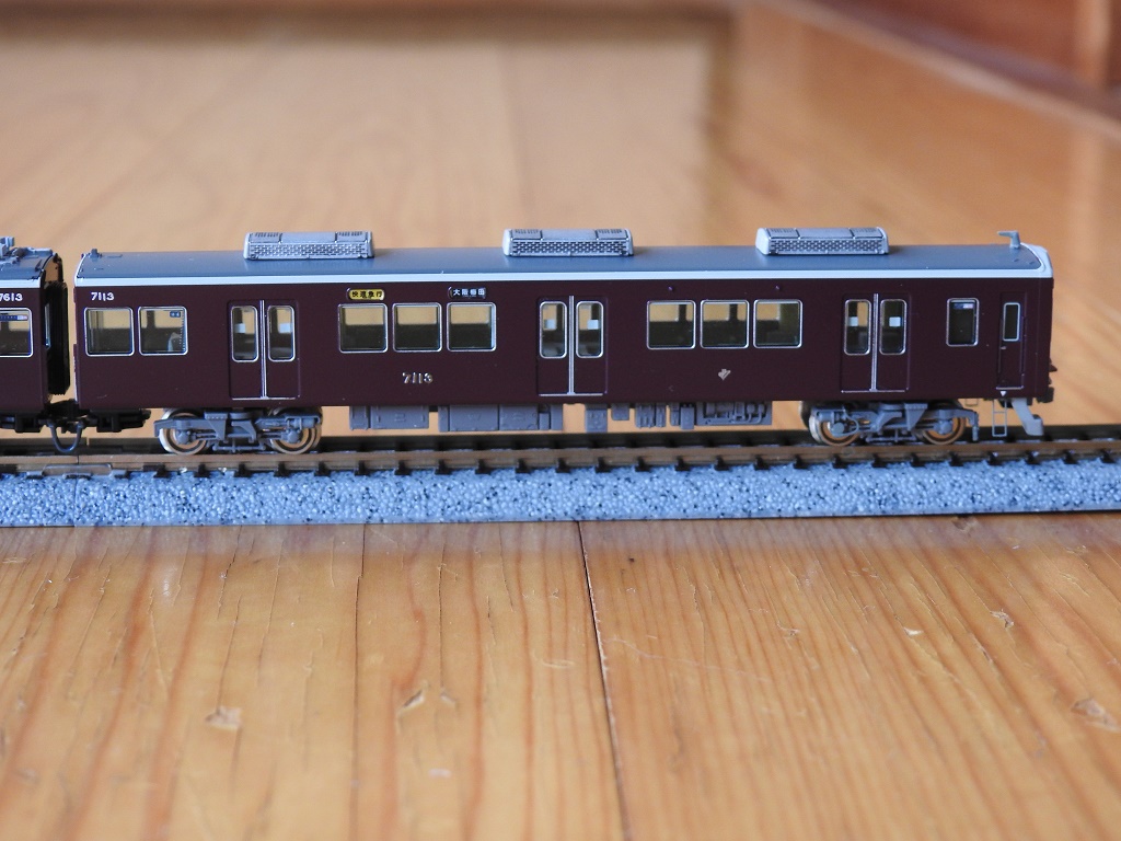 GREENMAX】阪急7000系リニュアル車(7013F) 完成お披露目！ - 新