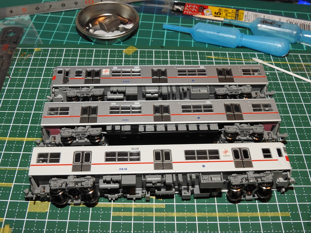 MICROACE】山陽電鉄3050系鋼製車・3100系アルミ車+鋼製車 ディテール