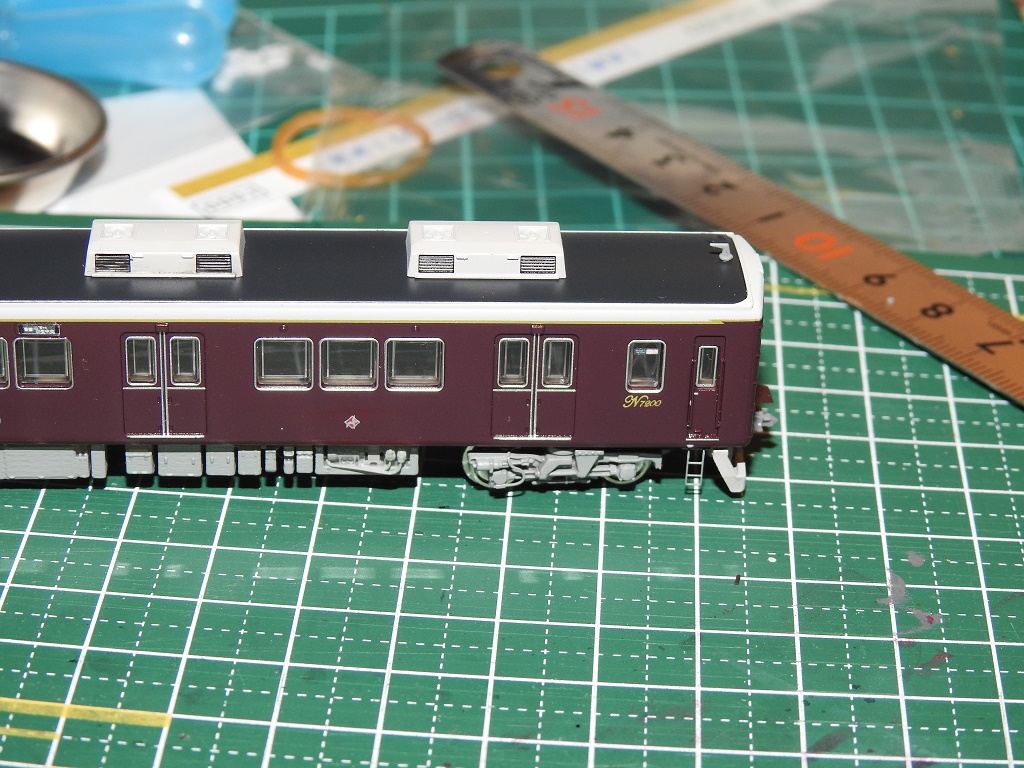 鉄道コレクション】能勢電鉄7200系(7200F) ディテールアップ作業〔その