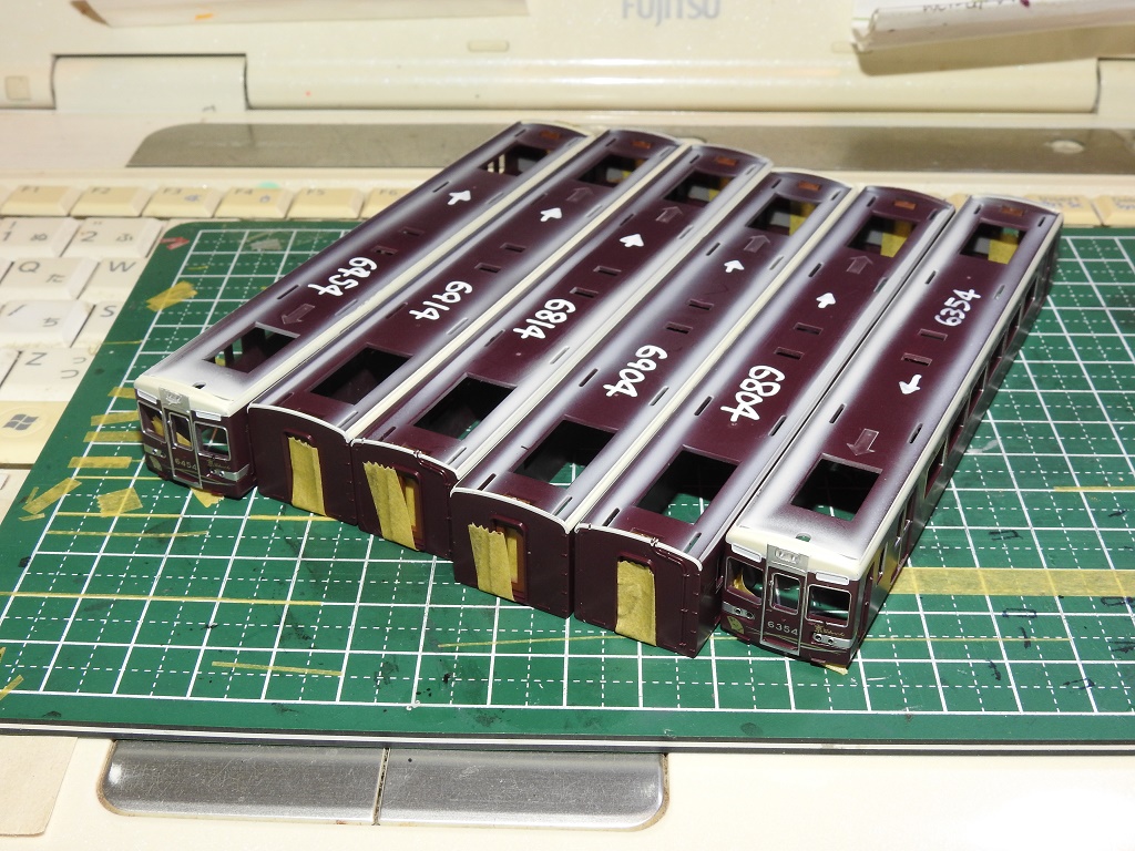 鉄道コレクション】阪急6300系”京とれいん”(6354F) ディテールアップ