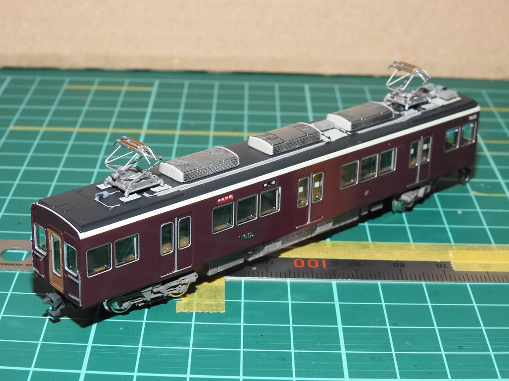 GREENMAX】阪急7000系7015F(リニューアル車) ディテールアップ作業