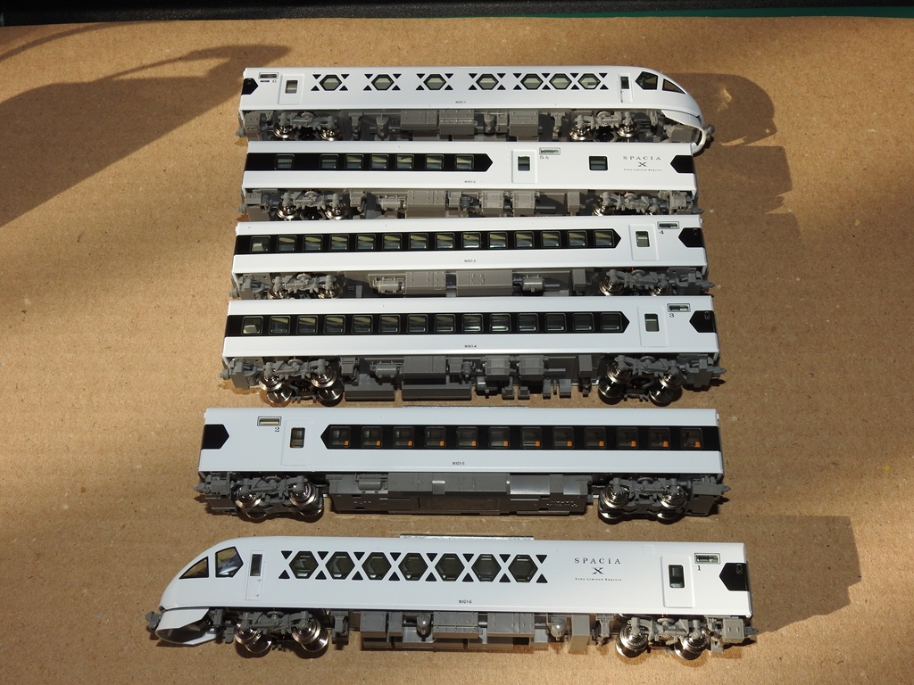 TOMIX】東武鉄道N100系”スペーシアX” ディテールアップ作業《その1