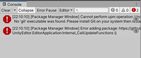 Unity Package ManagerのGit URLからパッケージをインストールしようとしたら出るエラーの解決方法 - Raspberlyのブログ Unity Package ManagerのGit Urlからパッケージをインストールしようとしたら出るエラーの解決方法 - Raspberlyのブログ