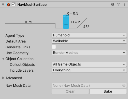 【Unity】NavMeshSurfaceでNavMeshを動的にBakeする【NavMesh】 - Raspberlyのブログ