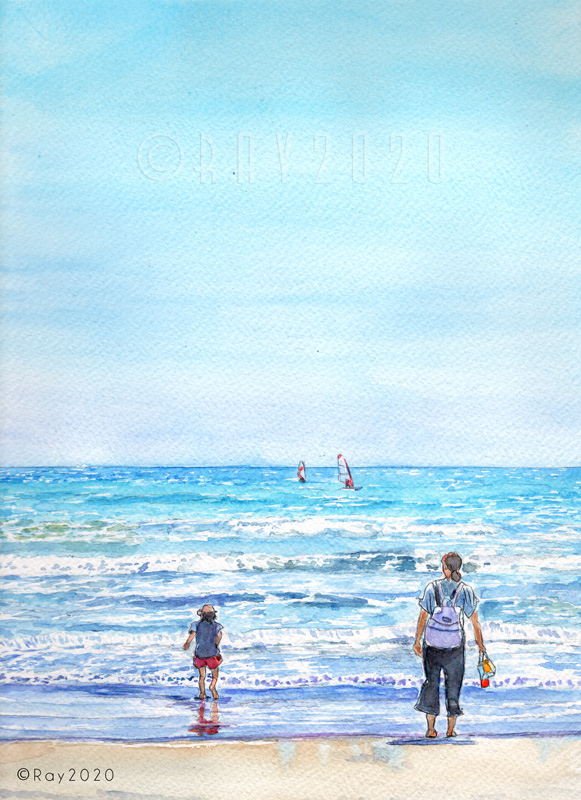 夏の海・海岸