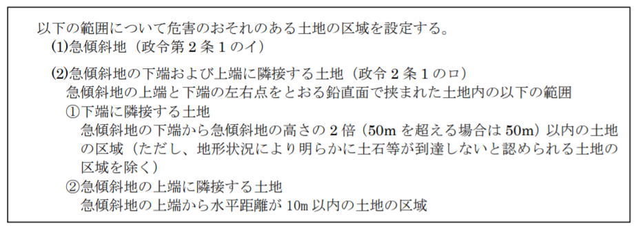 急傾斜地崩壊危険区域とは ガチ土木
