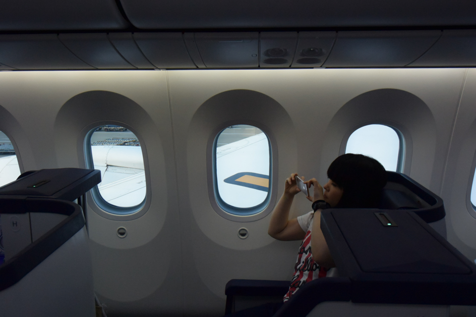 ANAボーイング787・ビジネスクラス搭乗記【成田→サンノゼ】 - P sign