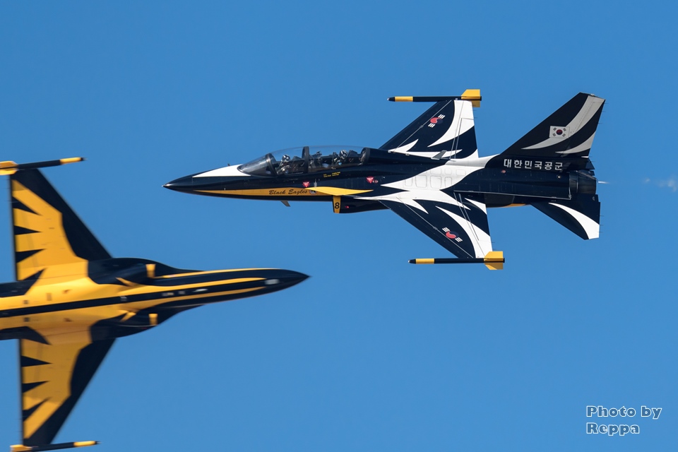 Seoul ADEX】韓国空軍アクロバットチーム「ブラックイーグルス」の展示